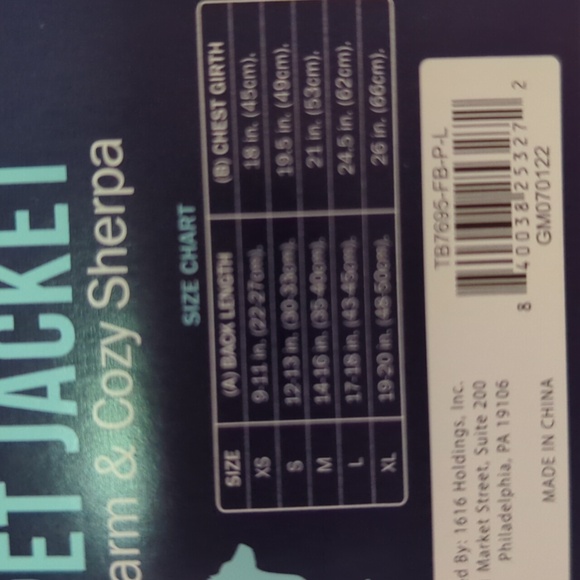 DOG Clothes NWT L Pink Puffer Jacket - Picture 5 of 5